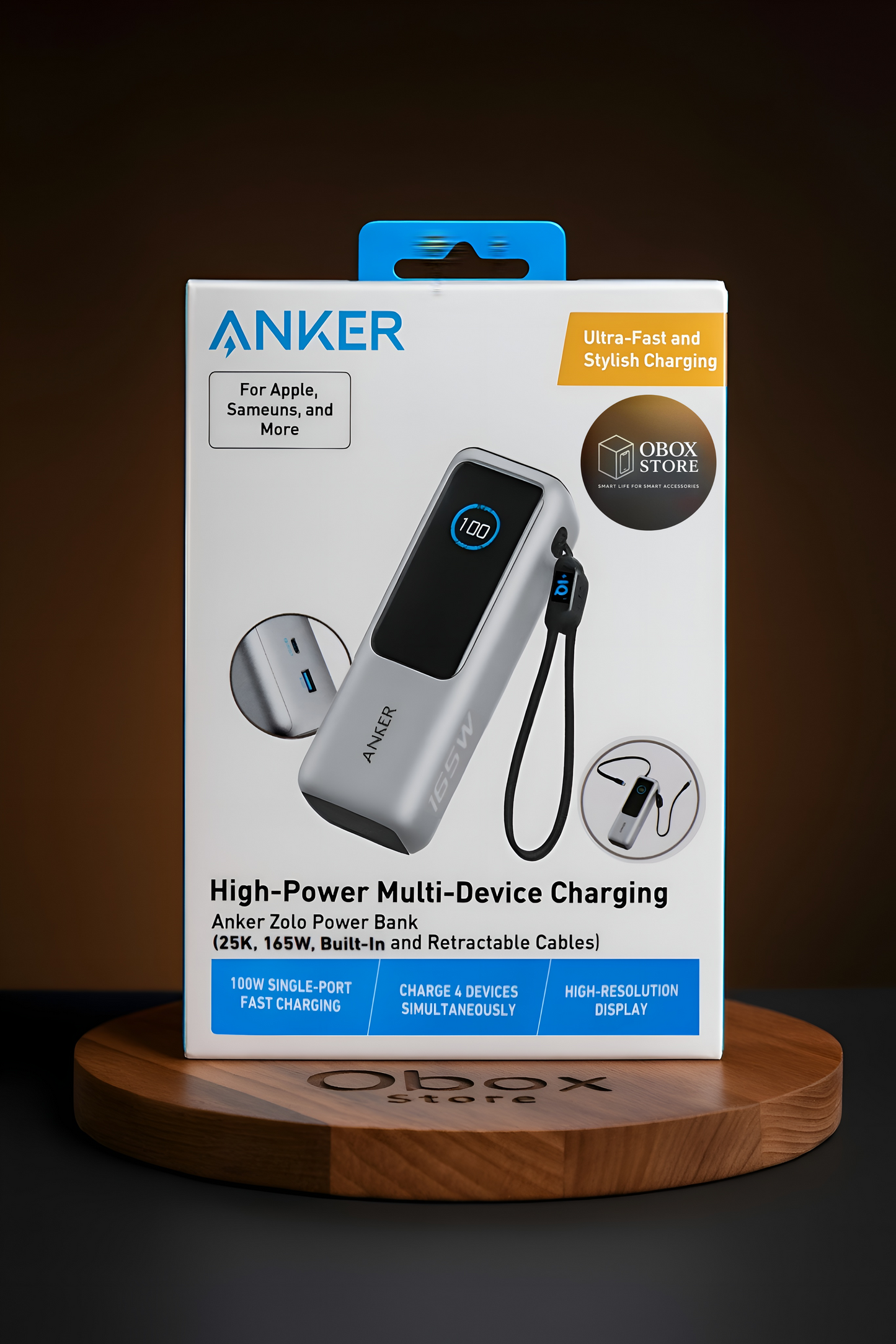 Anker Power Bank 25000mAh 165W