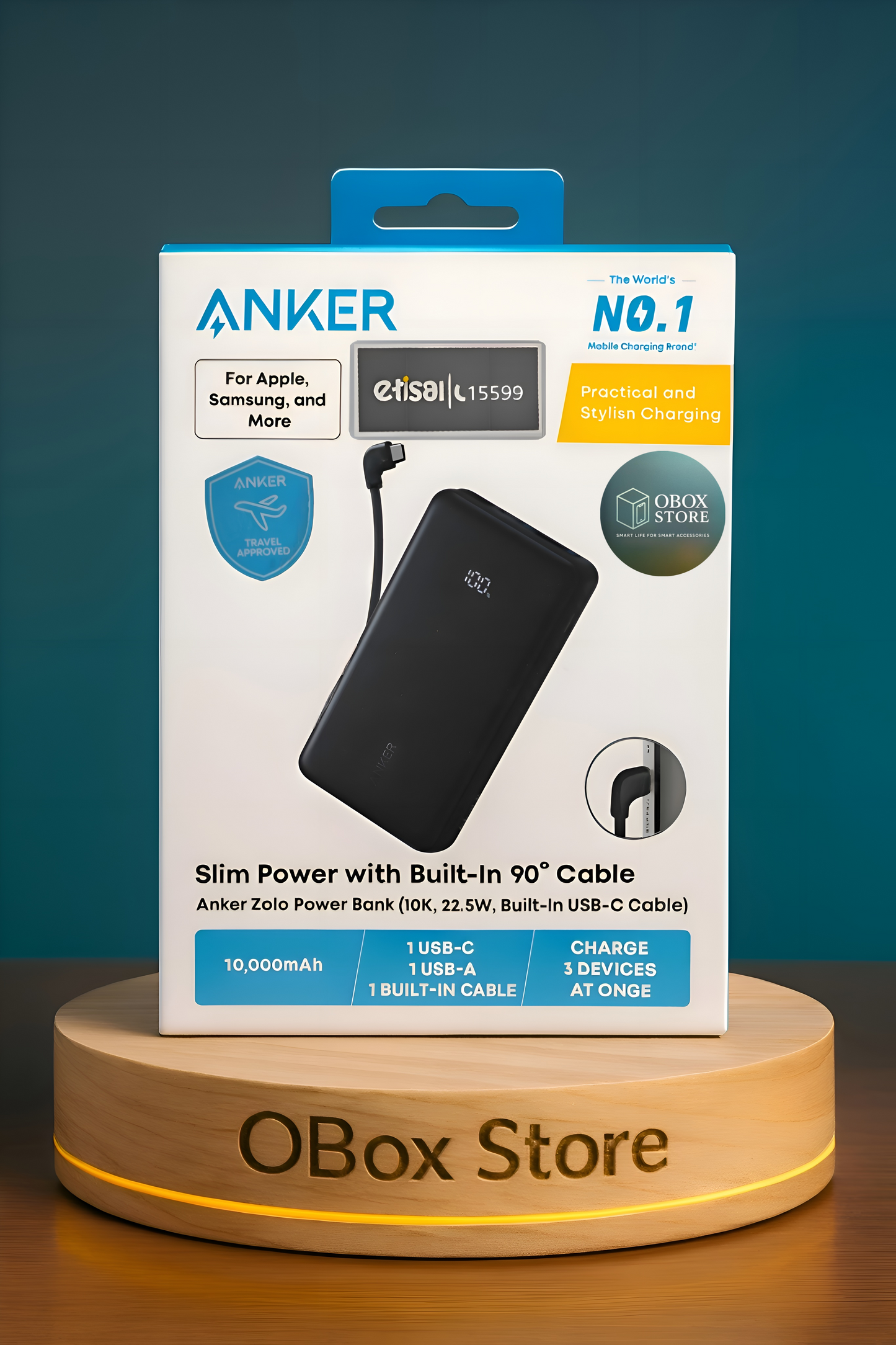 Anker Zolo Power Bank 10000mAh 22.5W