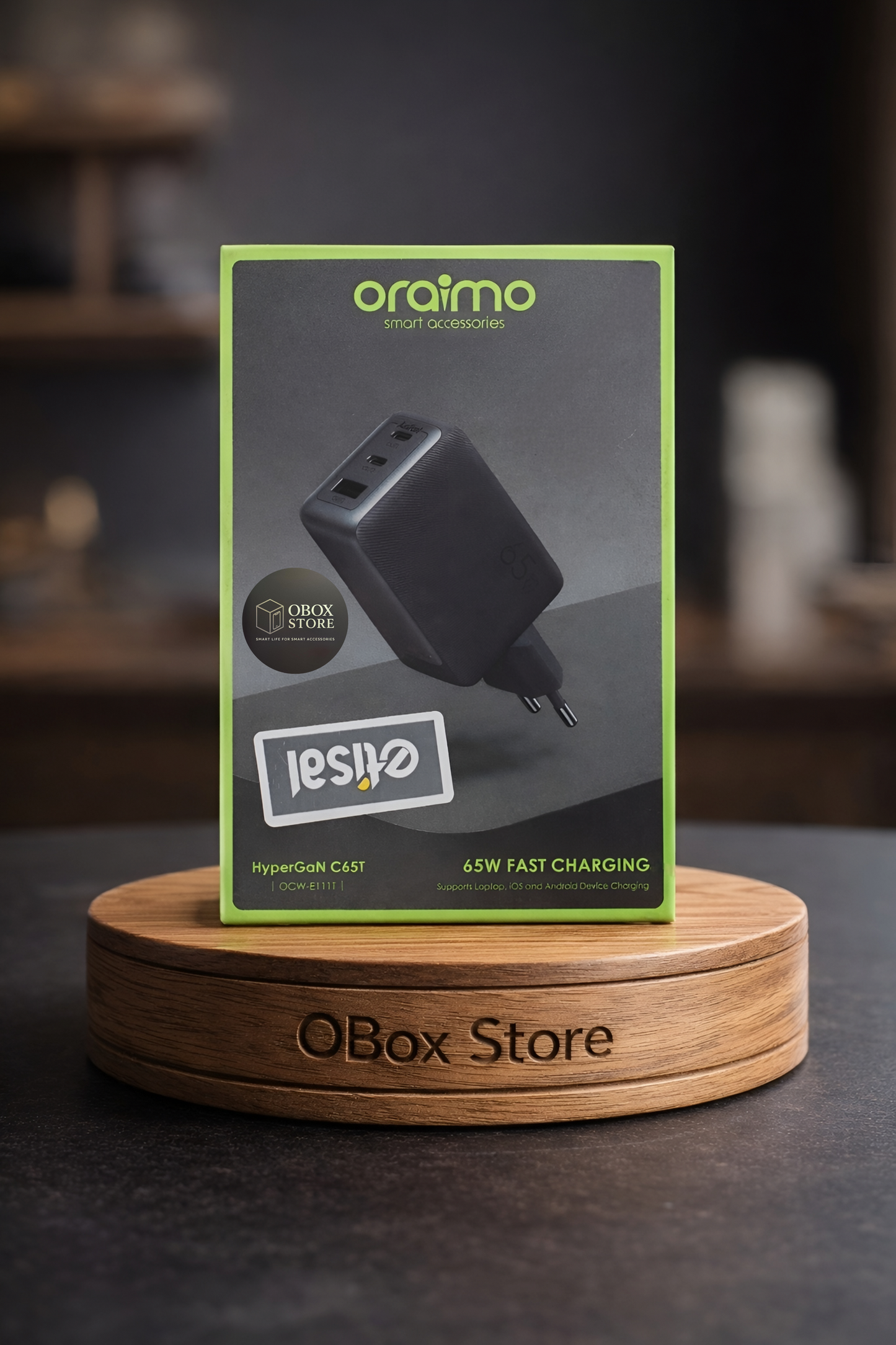 Oraimo GaN Charger 65W - شاحن متعدد المنافذ