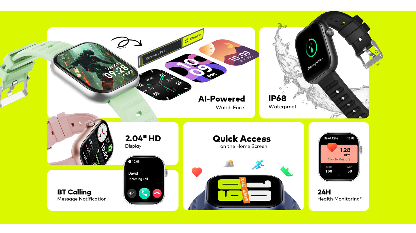 itel O20 Smart Watch - ساعة ذكية مع 2 ستراب