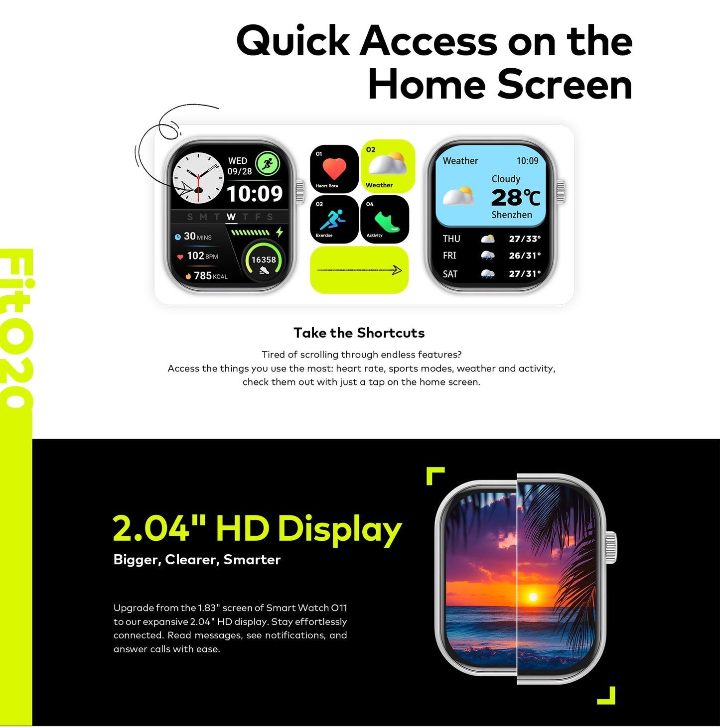 itel O20 Smart Watch - ساعة ذكية مع 2 ستراب